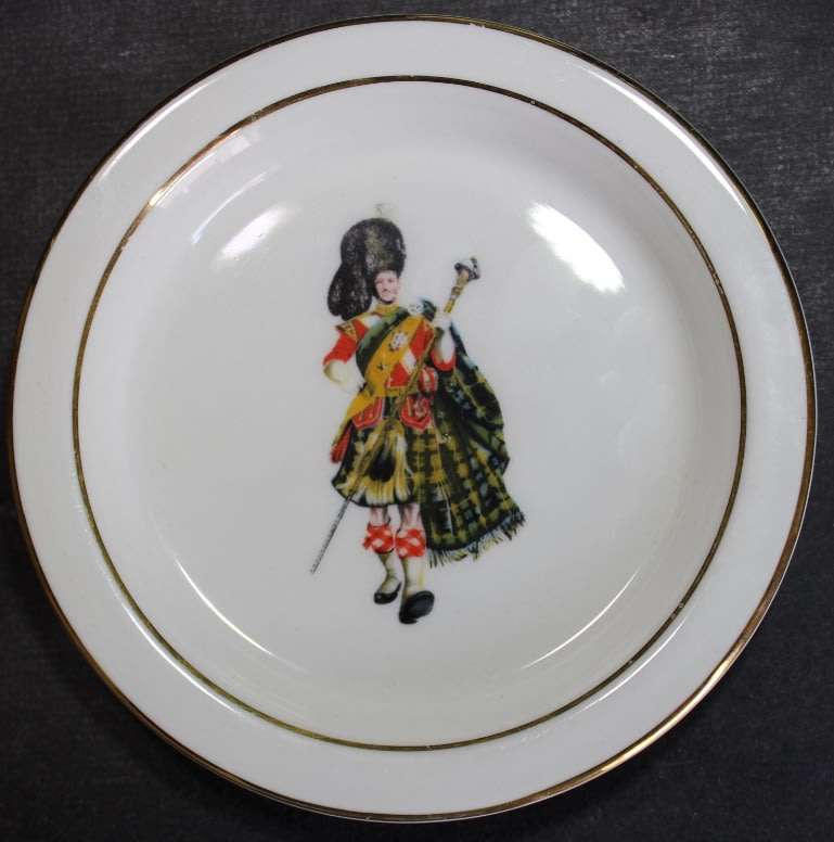John Dewar White Label Whiskey Pair of Small Dishes