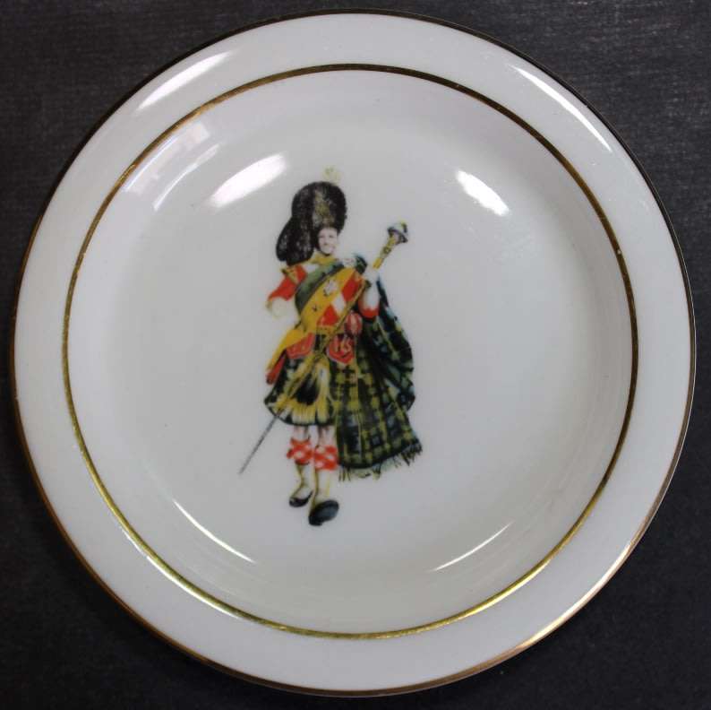 John Dewar White Label Whiskey Pair of Small Dishes