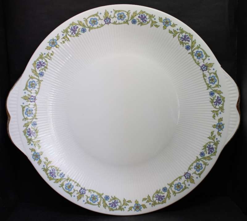 Fine Bone China Cake Plate by Paragon, Pandora Pattern