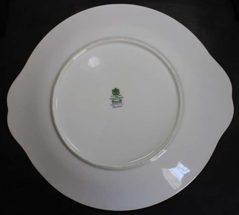 Fine Bone China Cake Plate by Paragon, Pandora Pattern