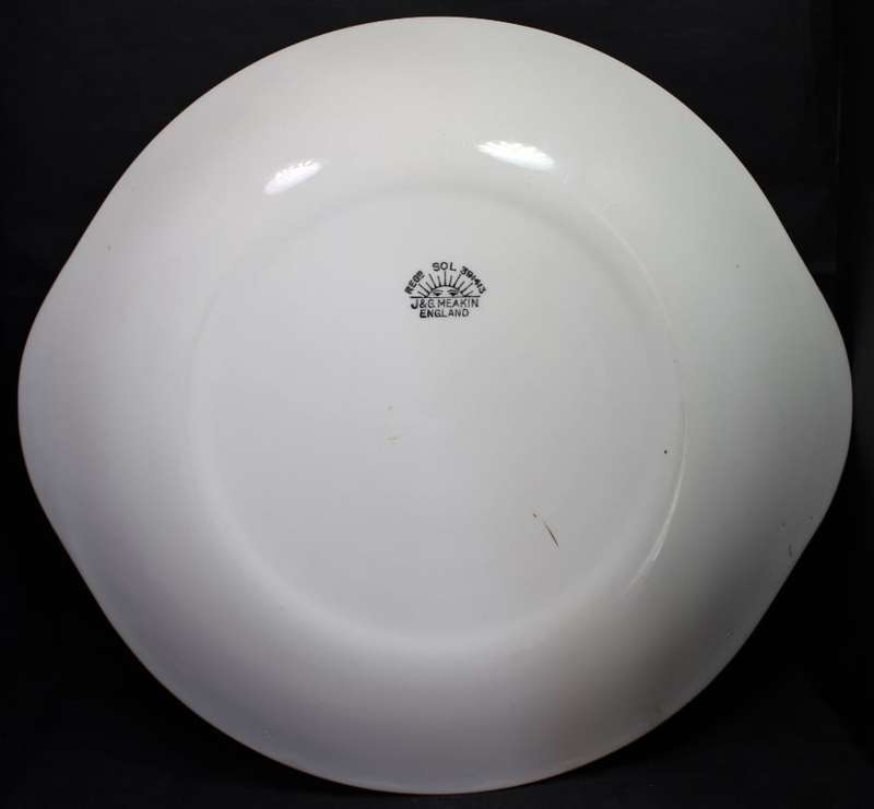 Vintage J&G Meakin Cake Plate Sol Pattern