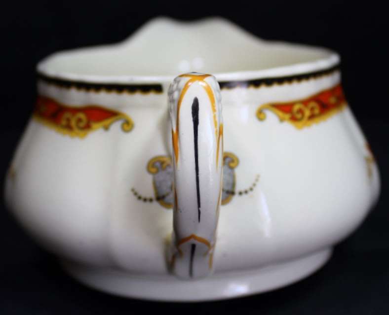 Vintage Alfred Meakin Astoria Shape Marigold Pattern Gravy Jug