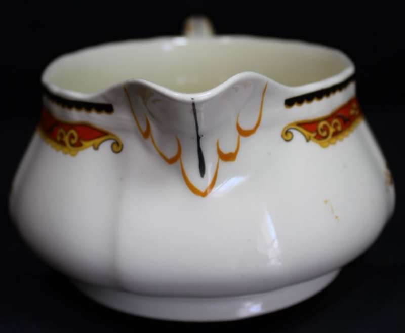 Vintage Alfred Meakin Astoria Shape Marigold Pattern Gravy Jug