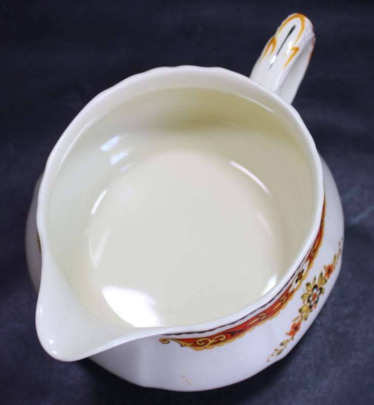 Vintage Alfred Meakin Astoria Shape Marigold Pattern Gravy Jug