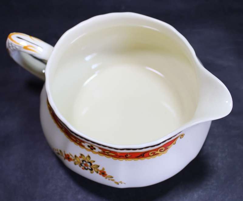 Vintage Alfred Meakin Astoria Shape Marigold Pattern Gravy Jug