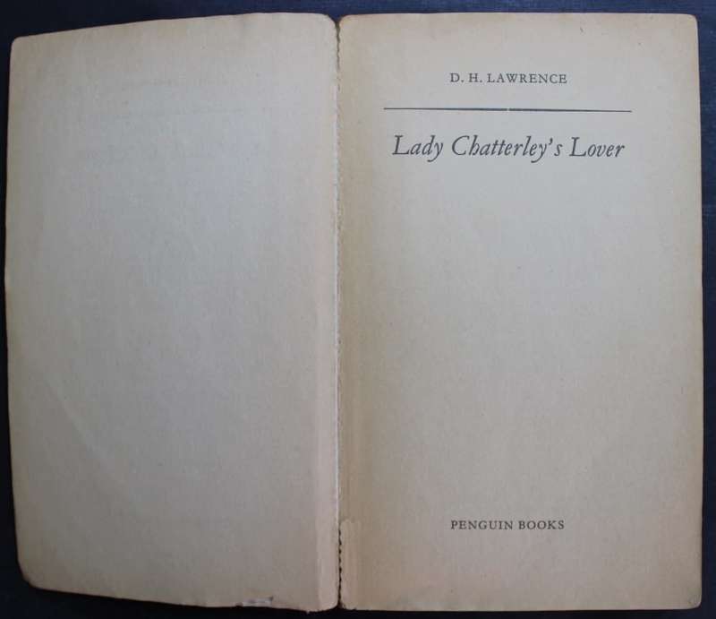 Lady Chatterley`s Lover by D H Lawrence, Softcover Book Penguin 1960 Edition.
