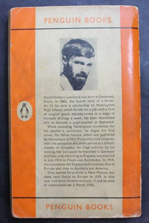 Lady Chatterley`s Lover by D H Lawrence, Softcover Book Penguin 1960 Edition.