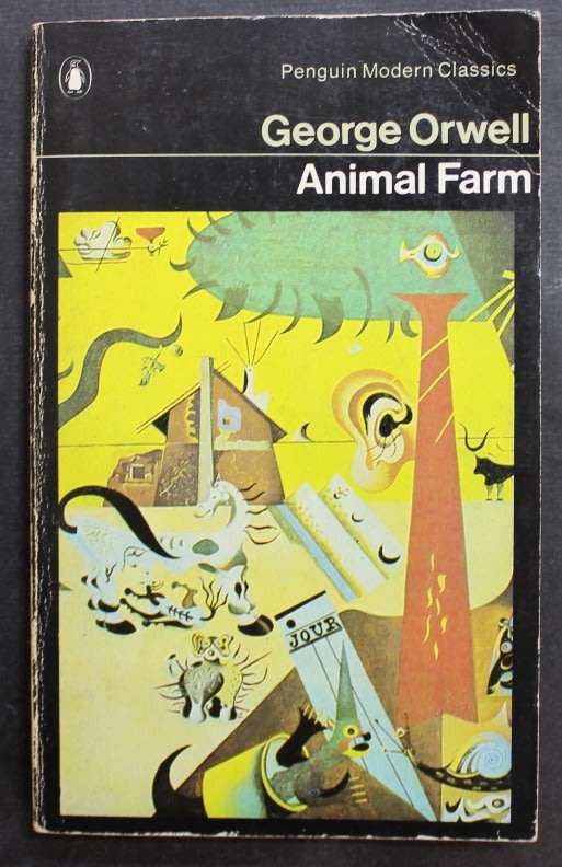 Animal Farm by George Orwell, Softcover Book.