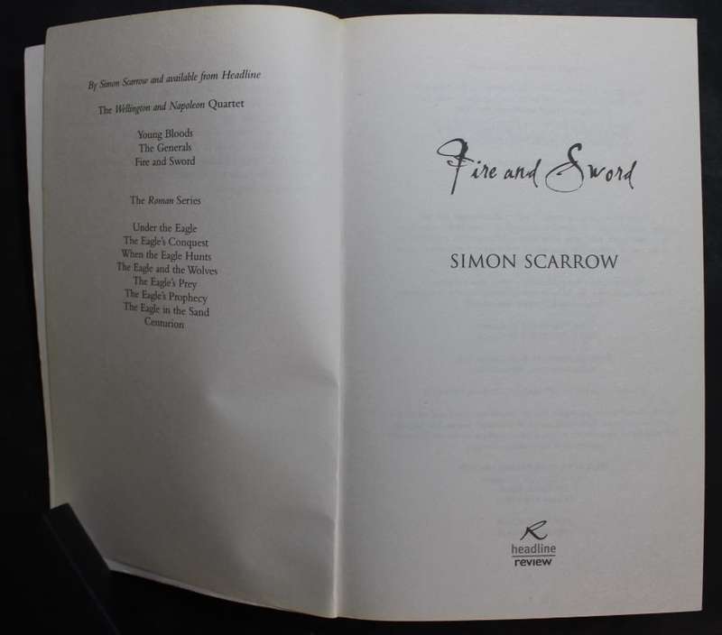 Fire and Sword by Simon Scarrow, Softcover Book