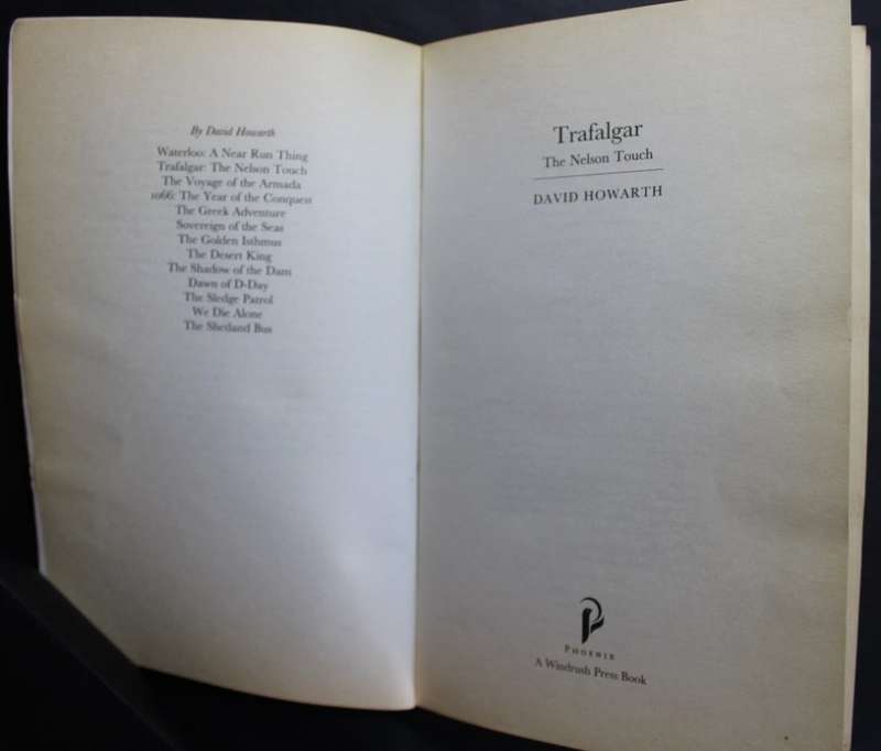 Trafalgar The Nelson Touch by David Howarth, Softcover Book