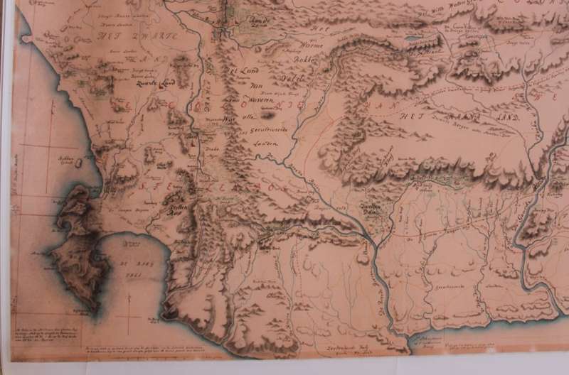 Caap De Goede Hoop Oostelijken Oever 1785 - 1794 Reproduction Print Map