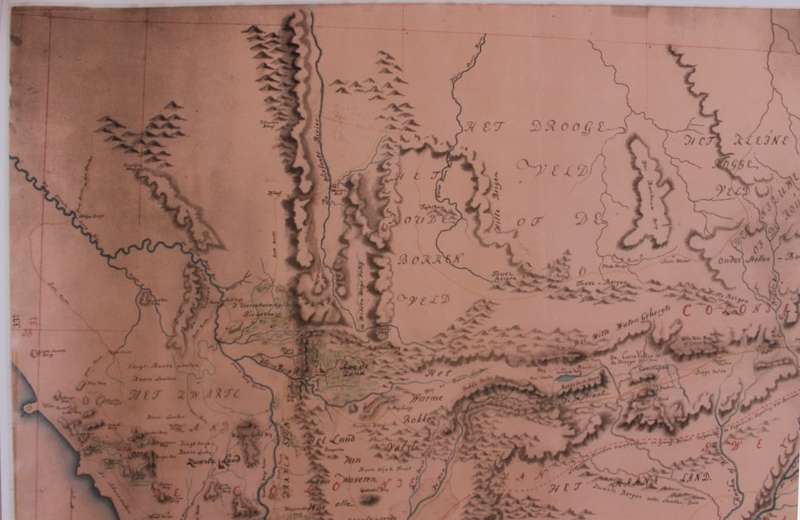 Caap De Goede Hoop Oostelijken Oever 1785 - 1794 Reproduction Print Map
