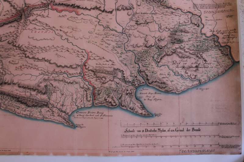 Caap De Goede Hoop Oostelijken Oever 1785 - 1794 Reproduction Print Map