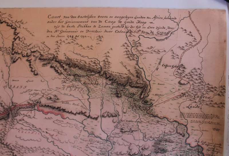 Caap De Goede Hoop Oostelijken Oever 1785 - 1794 Reproduction Print Map