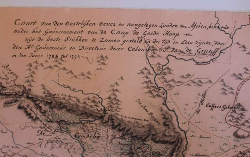 Caap De Goede Hoop Oostelijken Oever 1785 - 1794 Reproduction Print Map