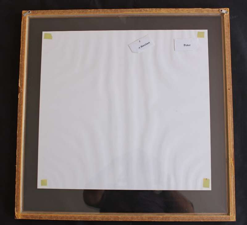 Ethnic Map of Southern Africa, by Charlotte F K, Floating Glass Frame.