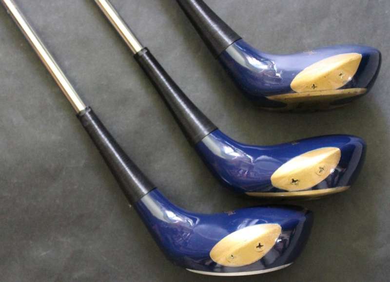 Set of 3 Vintage Ram Ladies Woods, Golden Girl 1, 3 and 5 Wood Golf Club