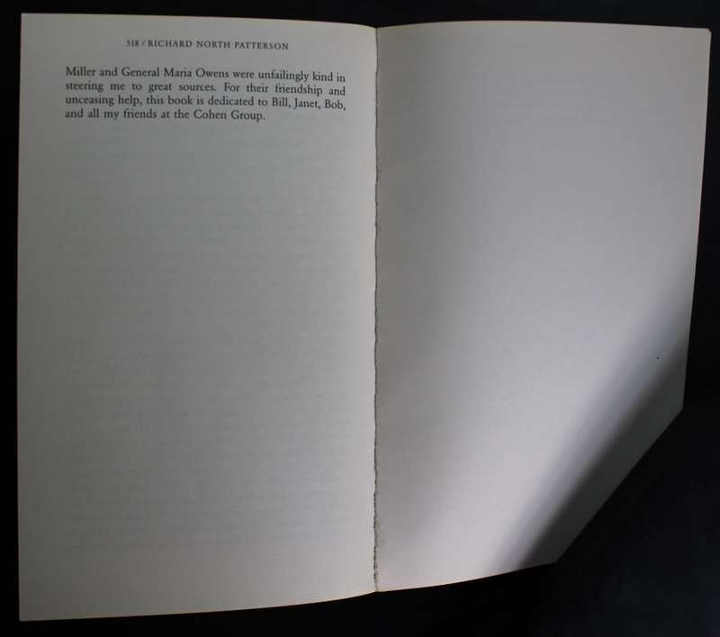 In the Name Of Honour by Richard North Patterson, Softcover Book