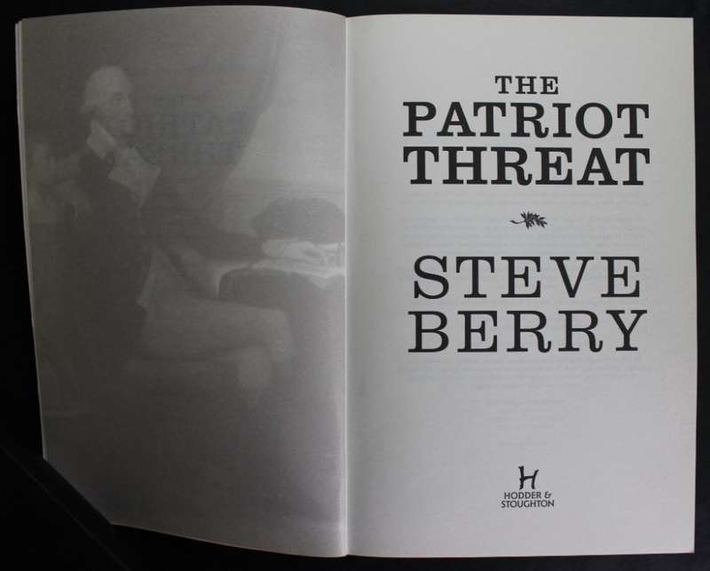 The Patriot Threat by Steve Berry, Softcover Book