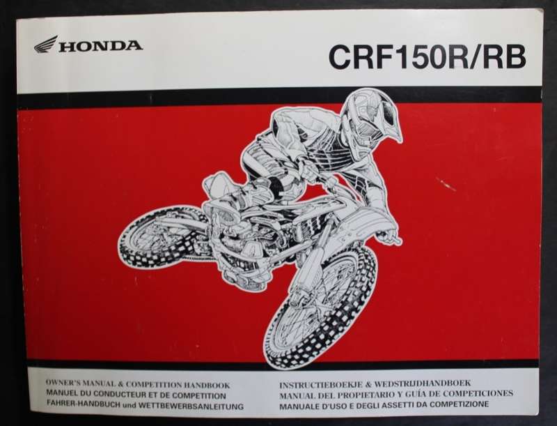 Honda CFR150R/RB Scrambler Owners Manual & Competition Handbook, Softcover Book