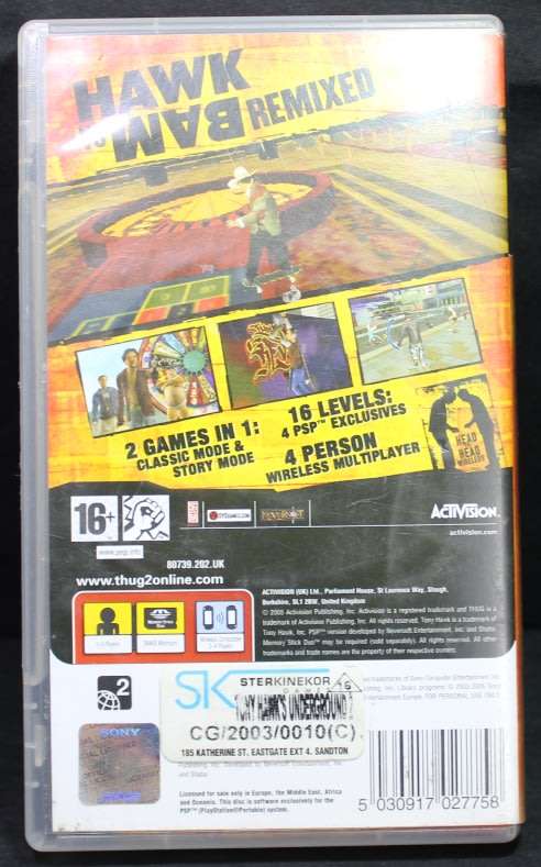PSP Tony Hawk's "Underground 2 Remix" Edition by Activision