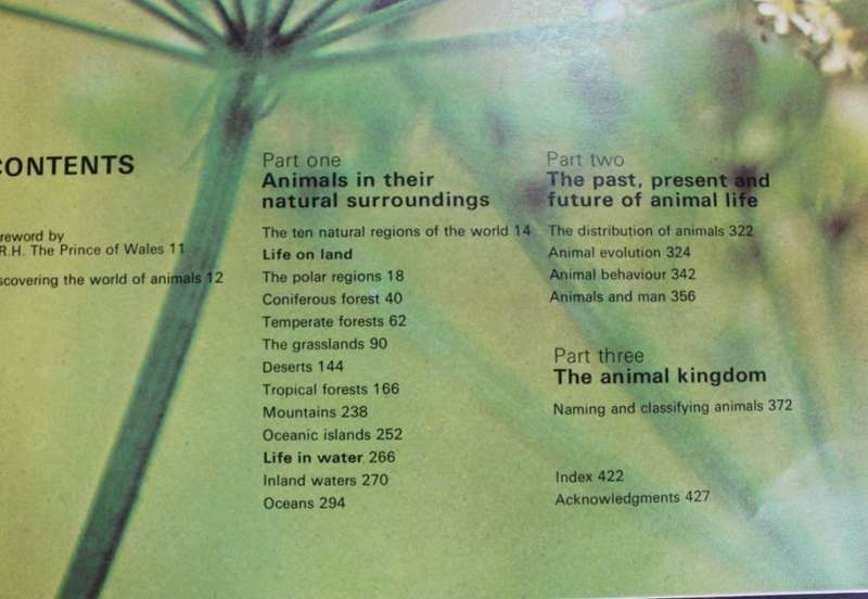 The Living World of Animals Hardcover Book by Readers Digest, 1st Edition