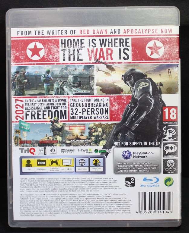PS3 Homefront By Kaos Studios