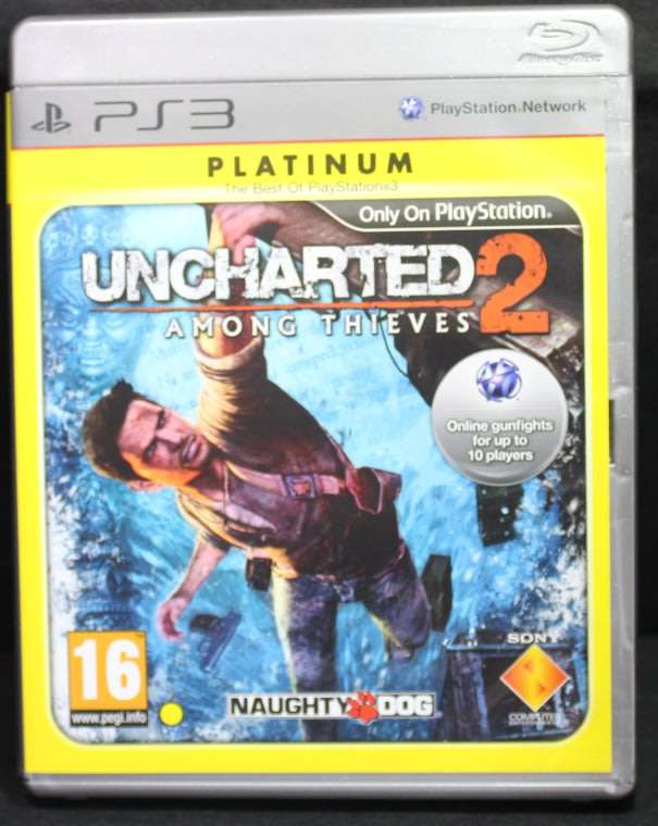 PS3 Uncharted 2 `Among Thieves` Sony Platinum Edition by Naughty Dog