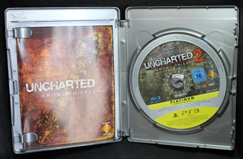 PS3 Uncharted 2 `Among Thieves` Sony Platinum Edition by Naughty Dog
