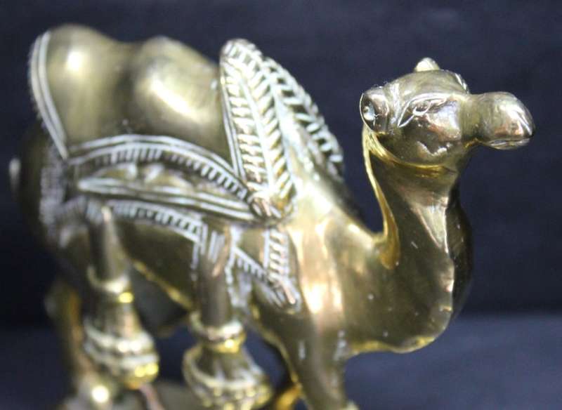 Solid Brass Camel Ornamental Figurine