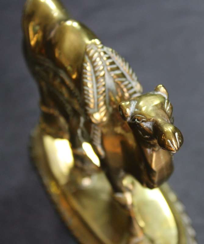 Solid Brass Camel Ornamental Figurine