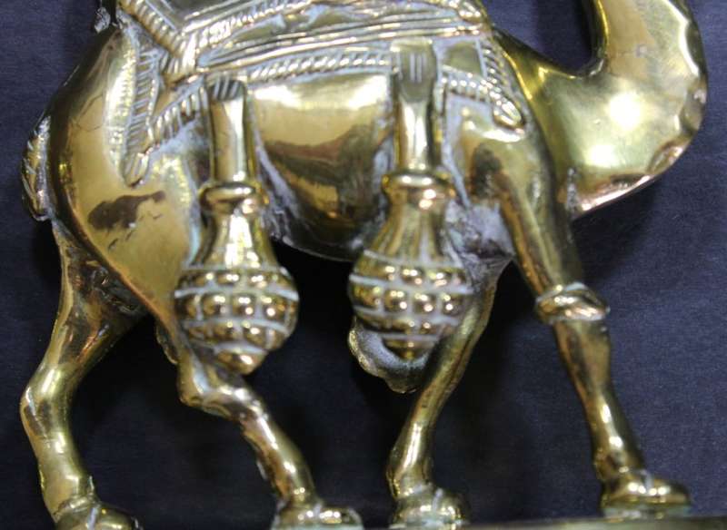 Solid Brass Camel Ornamental Figurine
