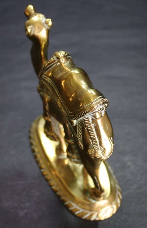 Solid Brass Camel Ornamental Figurine