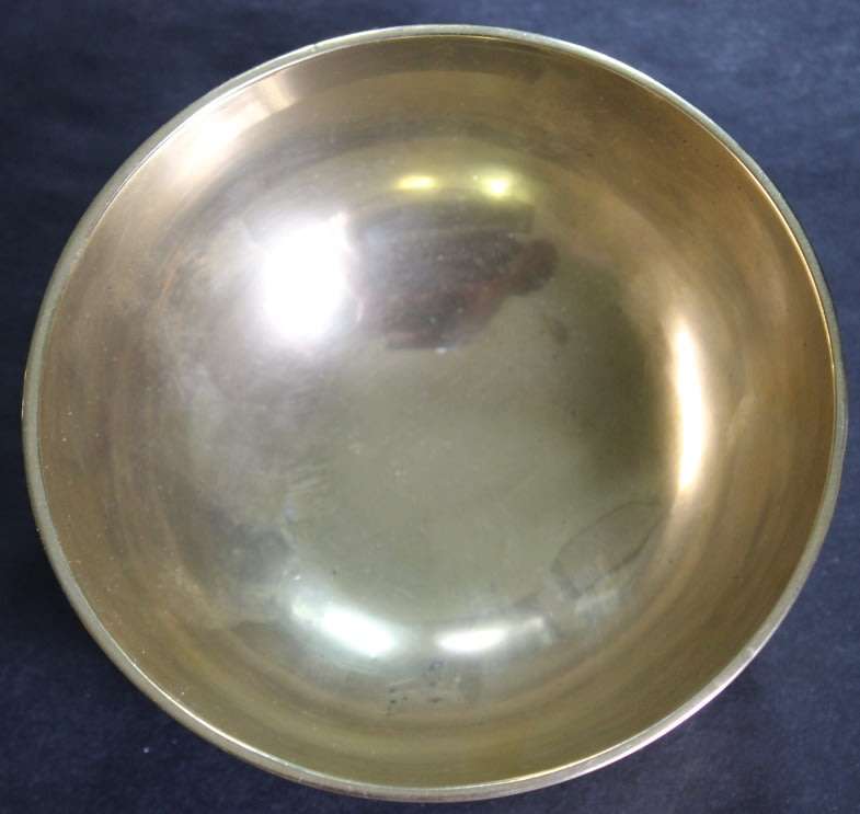 Solid Brass Small Bowl Chinese Dragon Engraving