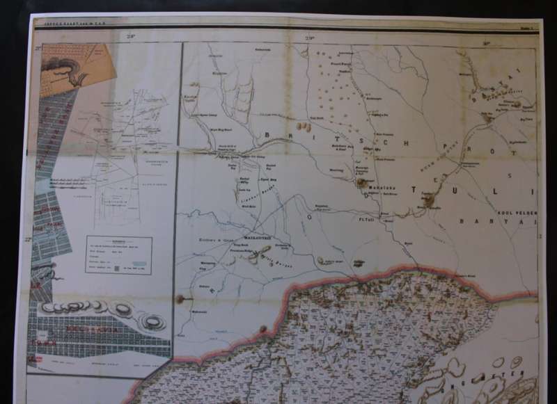 Jeppes Map Of The Transvaal 1899, Reproduction Print Wall Map Northern Tvl