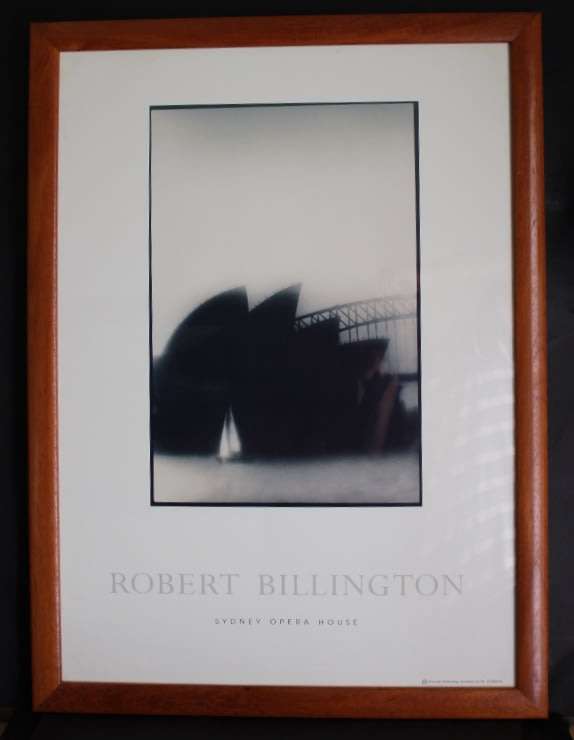 Robert Billington `Sydney Opera House` Framed Sepia Photograph