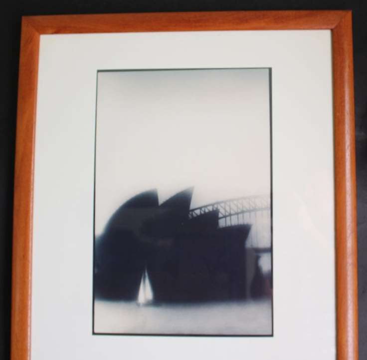 Robert Billington `Sydney Opera House` Framed Sepia Photograph