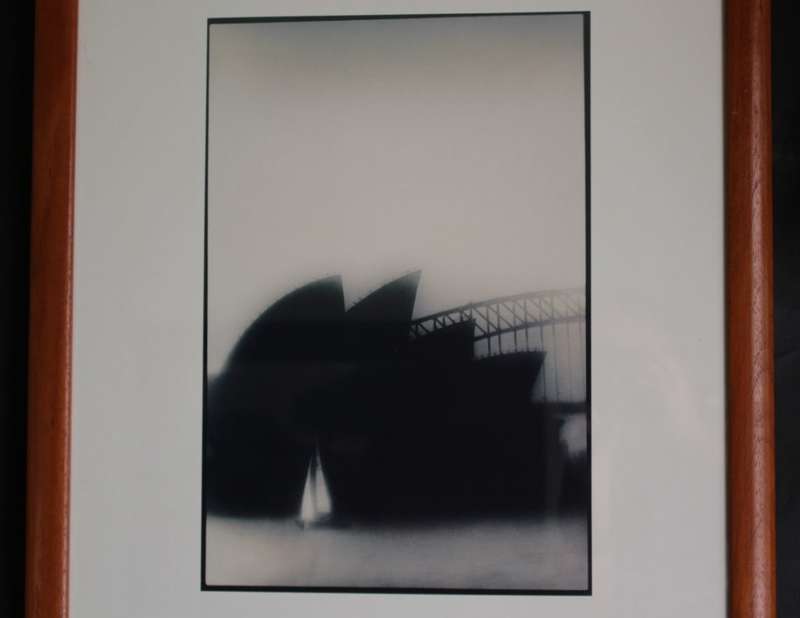 Robert Billington `Sydney Opera House` Framed Sepia Photograph