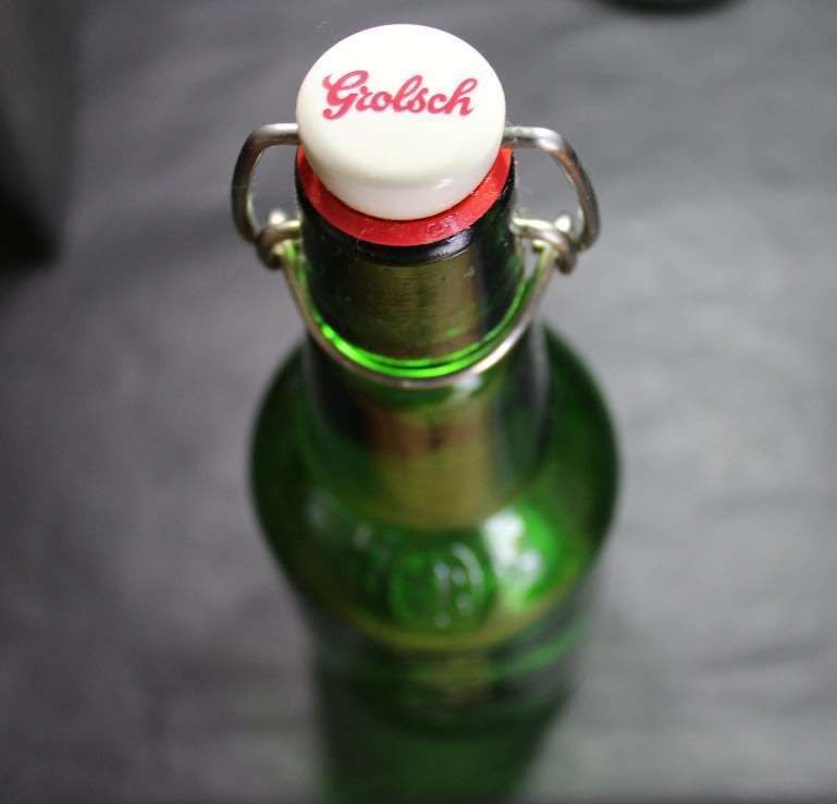 Set of 5 x Glass Grolsch Bottles with Swing Top Seals