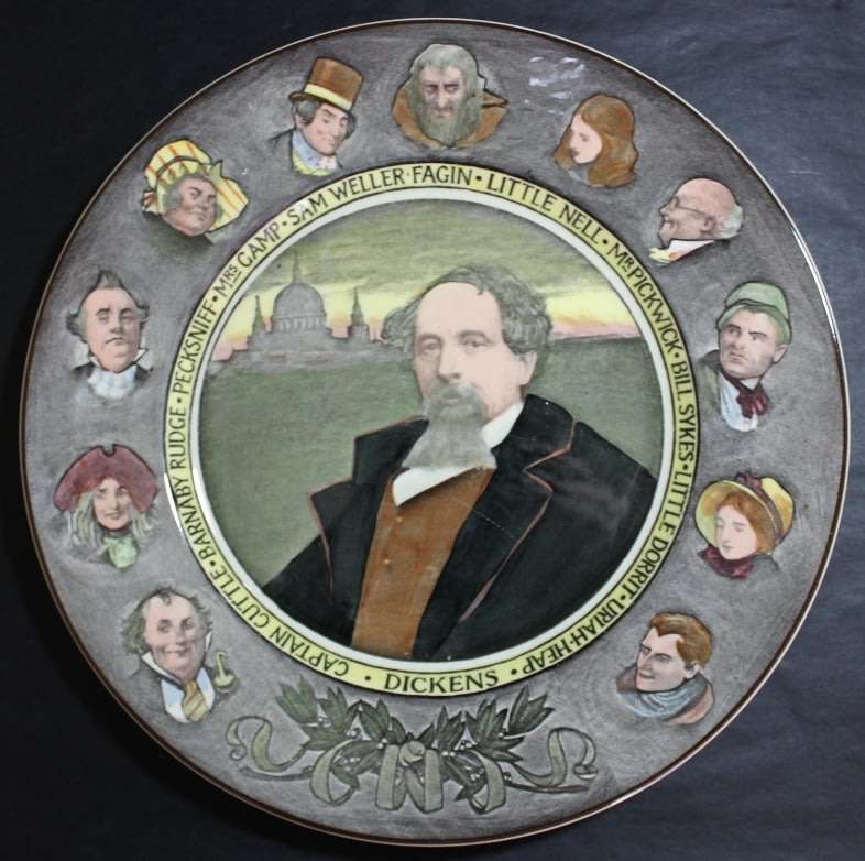 Dickens Characters Decorative Wall Plate by Royal Doulton