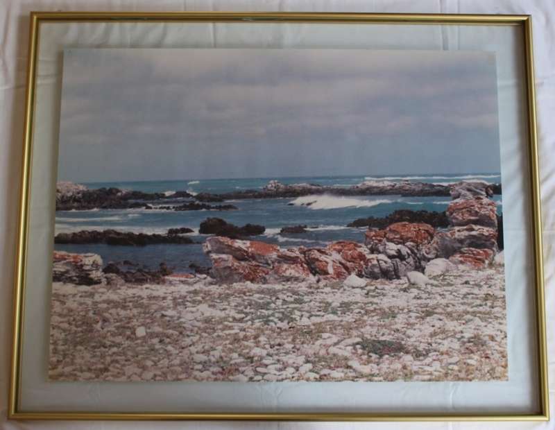 Cape Agulhas, Southern Tip Of Africa Large Framed Colour Photograph