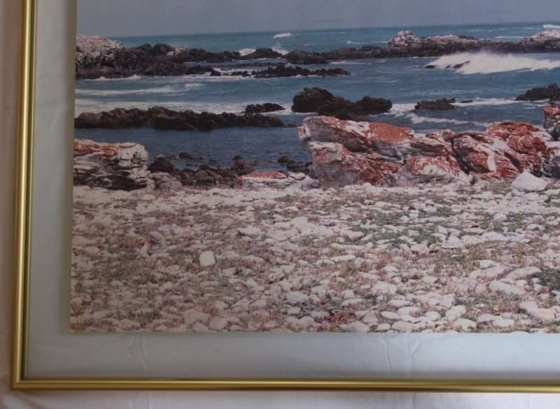 Cape Agulhas, Southern Tip Of Africa Large Framed Colour Photograph