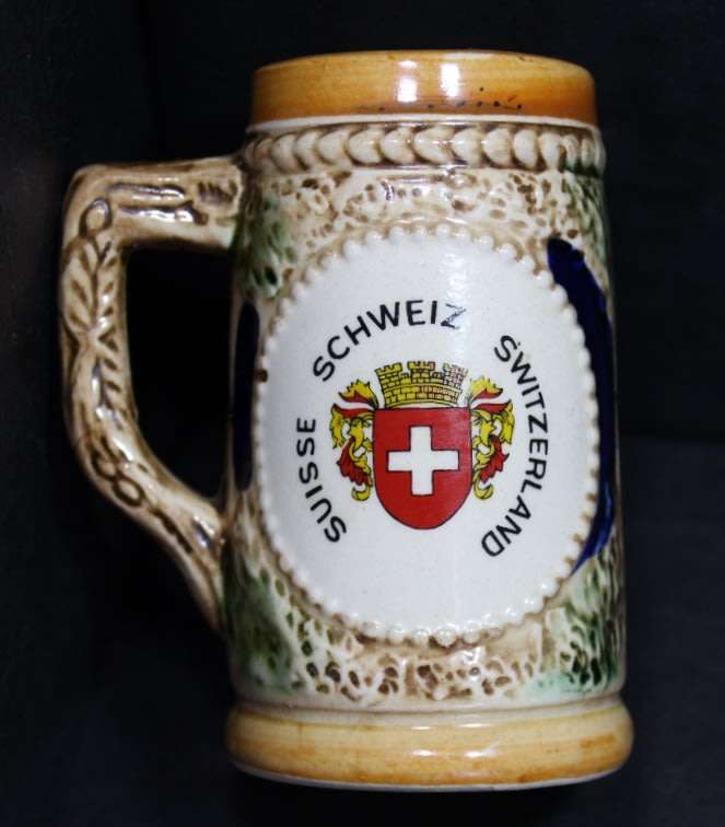 Ornamental Miniature Suisse Beer Stein