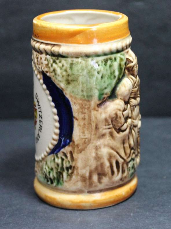 Ornamental Miniature Suisse Beer Stein