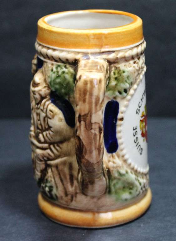 Ornamental Miniature Suisse Beer Stein