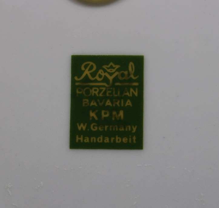 Small Decorative Wall Plate of Mainz Dom by Royal Porzellan Bavaria