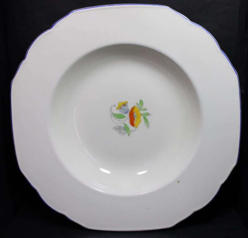 Two x Vintage W H Grindley and Co Ivory Soup Bowls