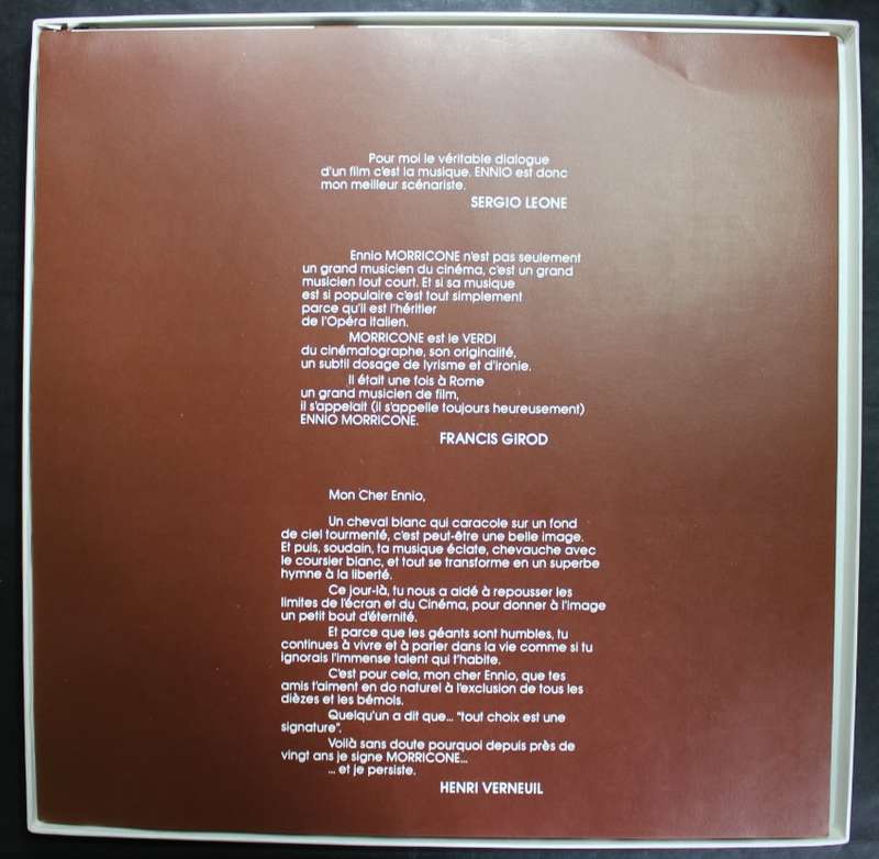 Ennio Morricone Le Professional 3 x Vinyl LP Box Set