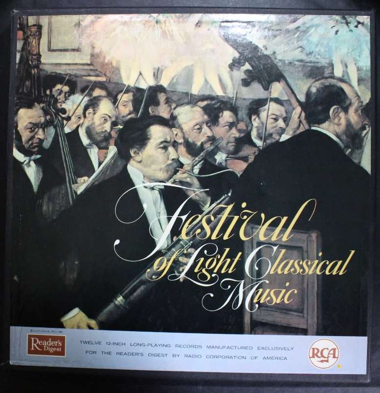Festival of Light Classical Music 12 x Vinyl LP Box Set by Readers Digest