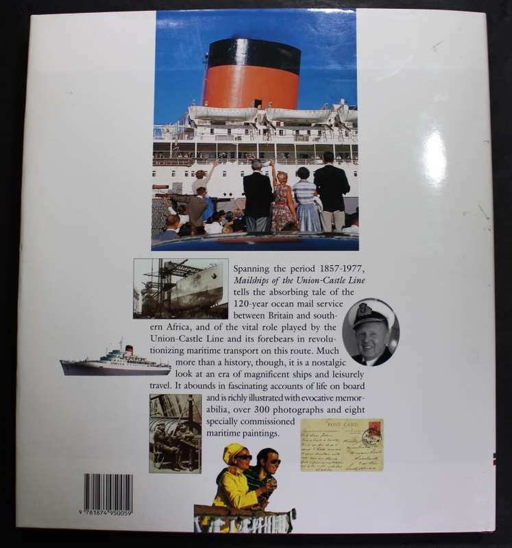 Mail Ships Of The Union-Castle Line Hardcover Book First Edition.